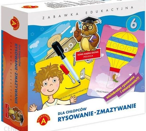 Alexander Sowa Mądra Głowa Dla Chłopców Rysowanie Zmazywanie 6. 0742