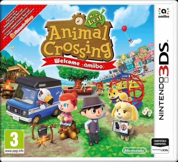 Animal Crossing Leaf + Amiibo Card (Gra 3DS)