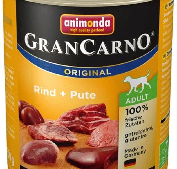 Animonda Grancarno Fleisch Pur Adult Wołowina Z Indykiem 6X800G