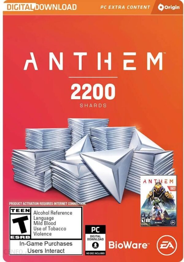 Anthem 2200 Shards Pakiet Tektytów (Digital)