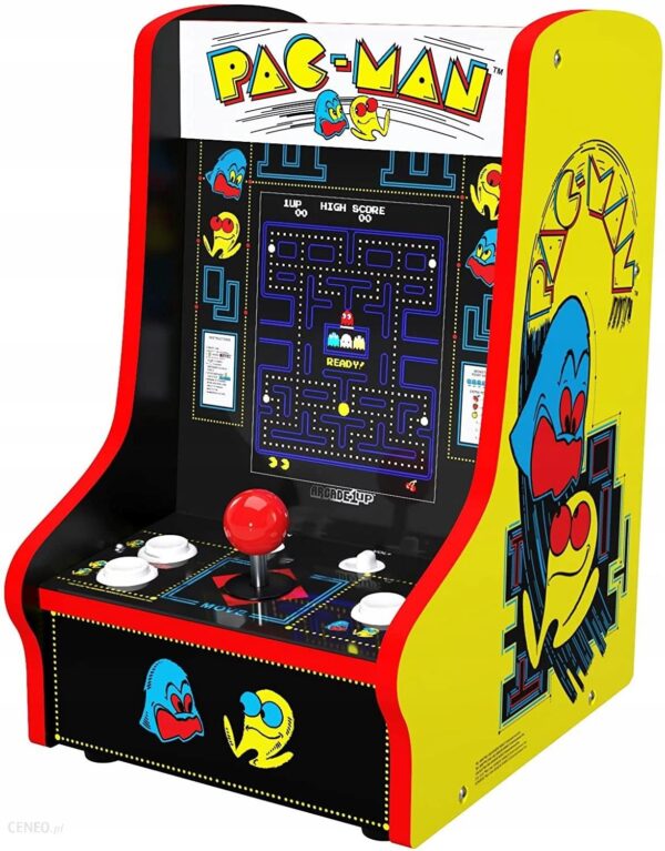 Konsola Arcade 1UP Stojący Automat Retro 5 gier PAC-MAN