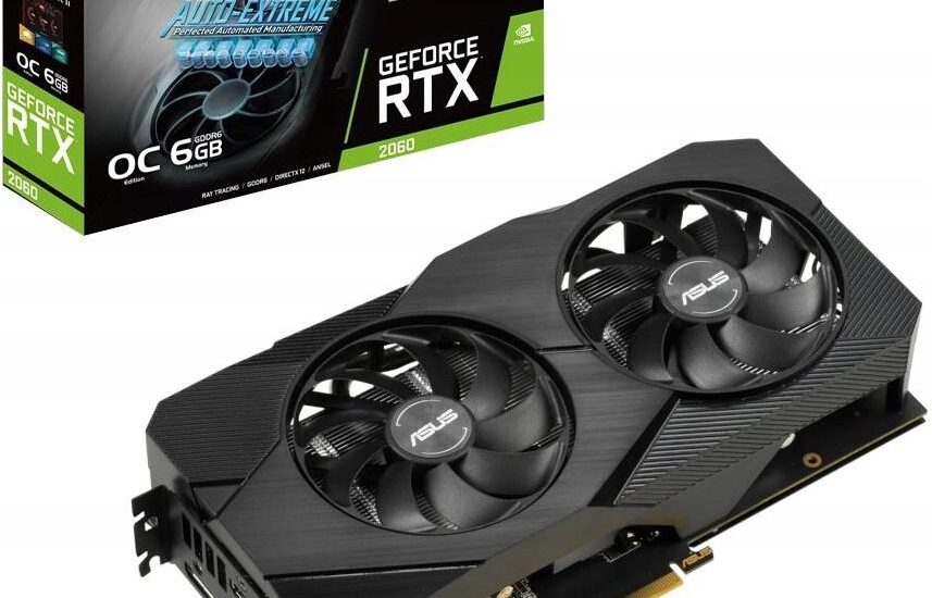 Asus GeForce RTX 2060 Dual Evo OC 6GB GDDR6 (90YV0CH2-M0NA00)