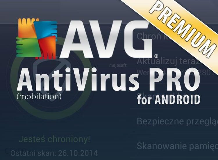 AVG Antivirus PRO Mobilation for Android (DAVBN12EPLL001)
