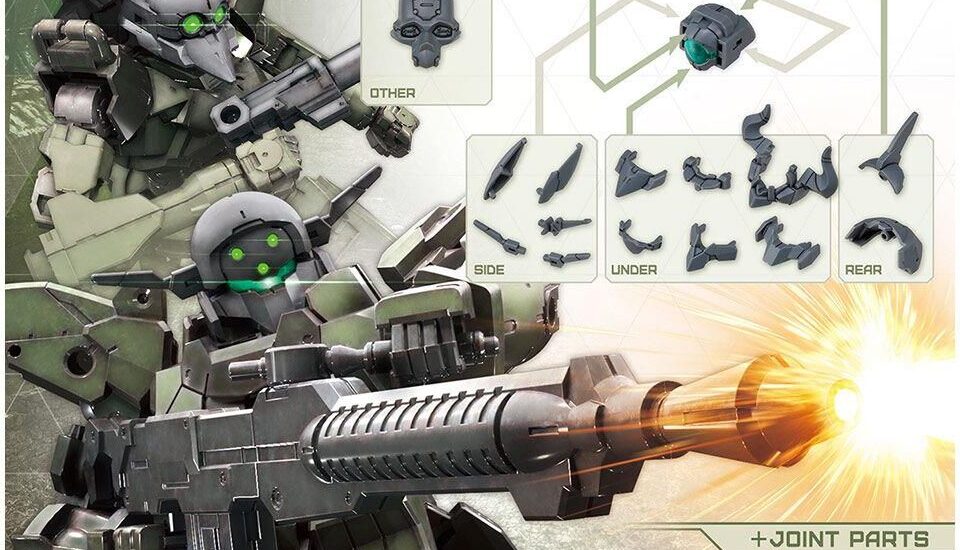 Bandai 30Mm 1/144 Option Parts Set 4