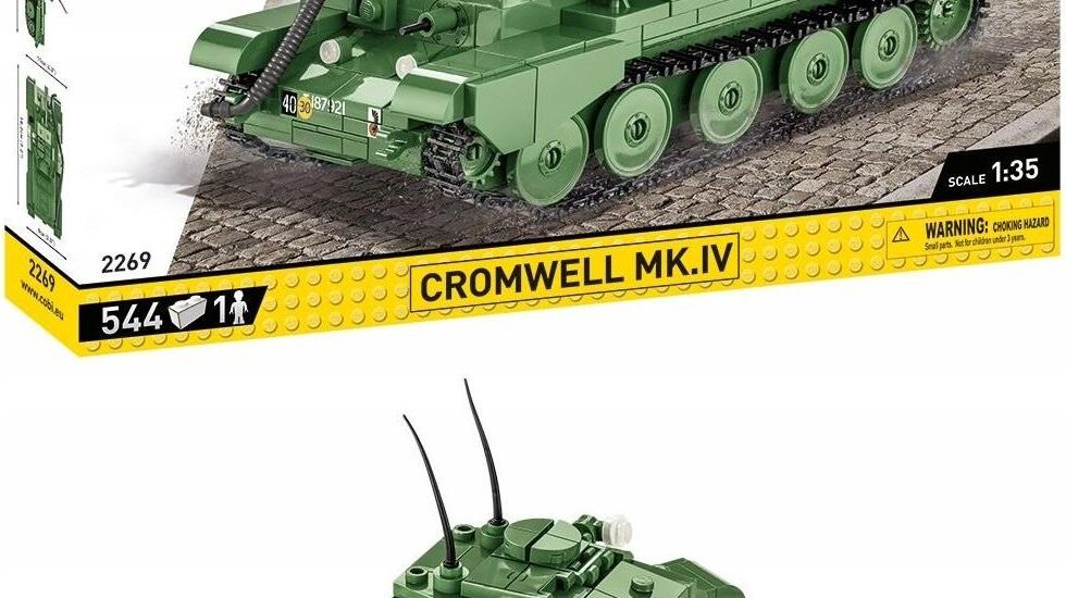 Cobi 2269 Czołg Cromwell Hela Gen. Maczek Klocki