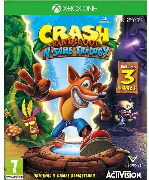 Crash Bandicoot N. Sane Trilogy (Xbox One Key)