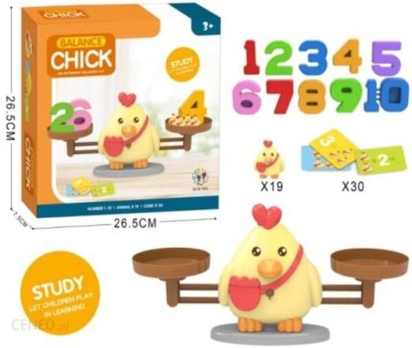 DK Nauka Liczenia Waga Szalkowa Kurczak Chick Balance