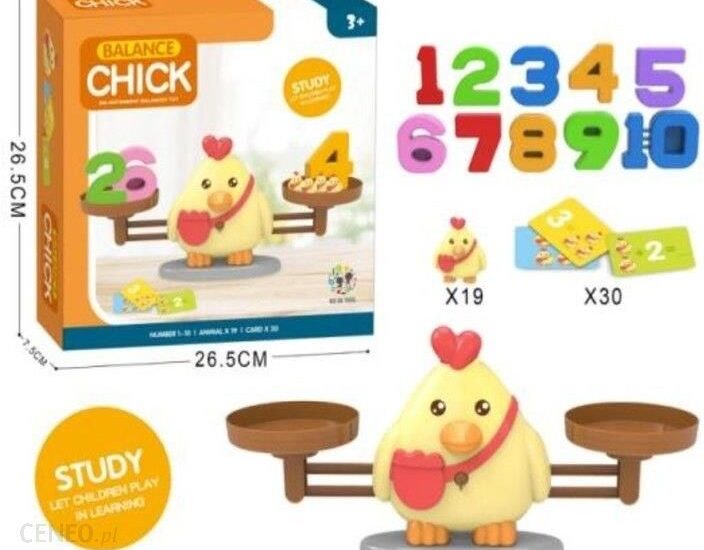 DK Nauka Liczenia Waga Szalkowa Kurczak Chick Balance