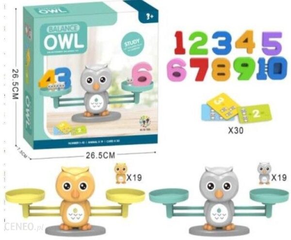DK Nauka Liczenia Waga Szalkowa Sowa Owl Balance