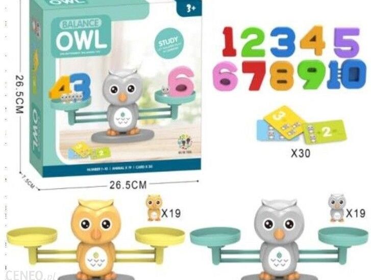 DK Nauka Liczenia Waga Szalkowa Sowa Owl Balance