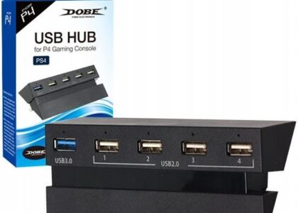 Dobe TP4-810 Hub rozdzielacz 5x USB 2.0 3.0 Playstation 4