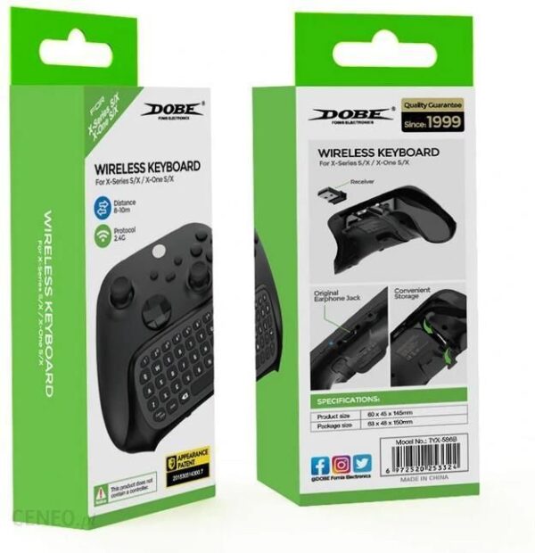 Dobe TYX586B Bezprzewodowa klawiatura do pada Xbox One S X