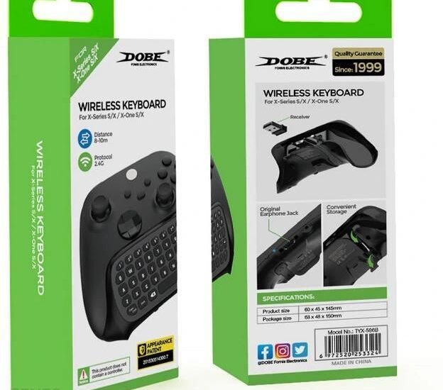 Dobe TYX586B Bezprzewodowa klawiatura do pada Xbox One S X