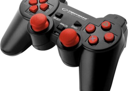 Esperanza Trooper PS3/PC USB Czarno-Czerwony (EGG107R)