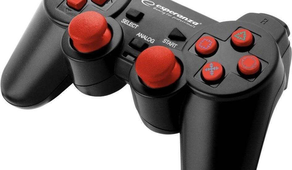 Esperanza Trooper PS3/PC USB Czarno-Czerwony (EGG107R)