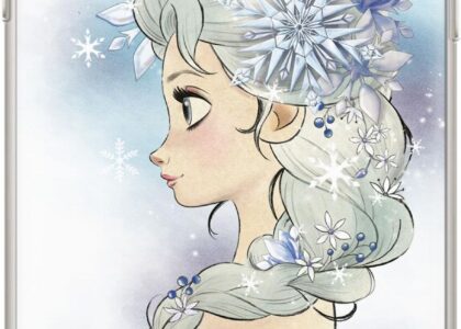 Etui Elsa 010 Disney Nadruk pełny Biały Producent: Samsung