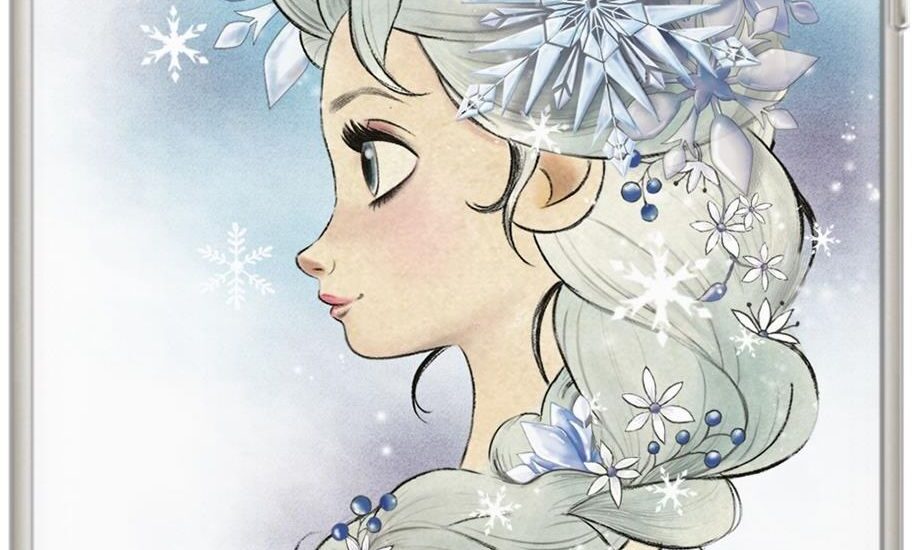 Etui Elsa 010 Disney Nadruk pełny Biały Producent: Samsung