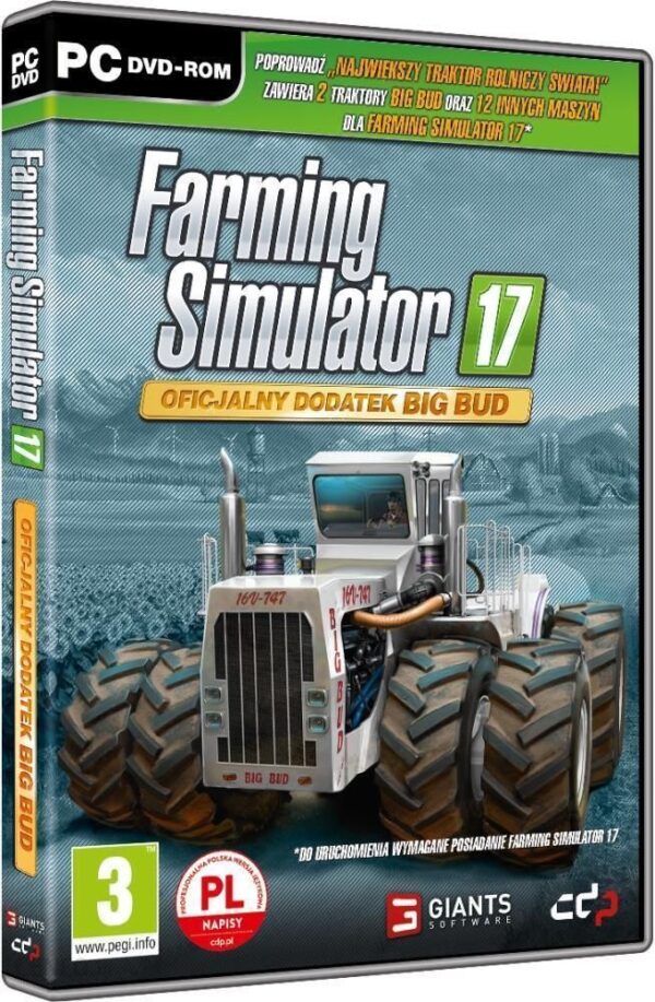 Farming Simulator 17 Dodatek Big Bud (Gra PC)