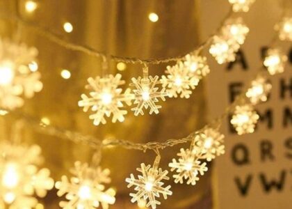 Foxbuy Lampki Led Girlanda Świąteczna Płatki Śniegu 3M F6316E9B 4355 4596 B399 8Bb2595E2438