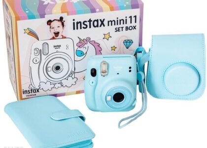 Fujifilm Instax mini 11 Sky Blue + album + case Sky Blue w zestawie