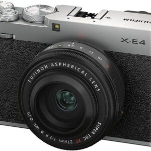 Fujifilm X-E4 srebrny + XF 27