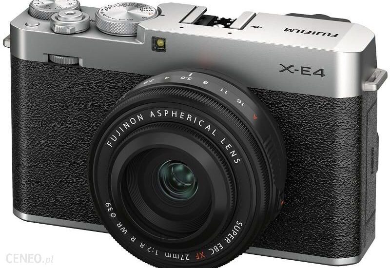 Fujifilm X-E4 srebrny + XF 27