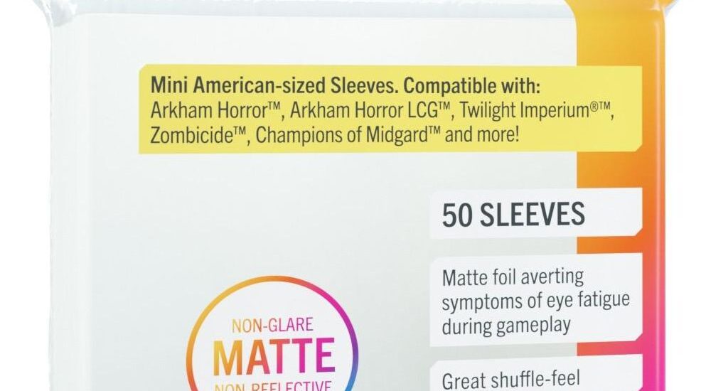 Gamegenic Koszulki Na Karty Matte Mini American (44x67 mm) 50 szt.