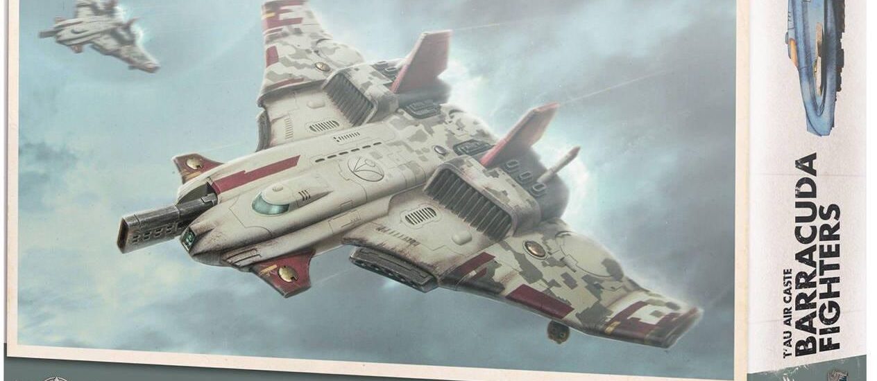 Games Workshop Aeronautica Imperialis T'Au Air Caste Barracuda Fighters