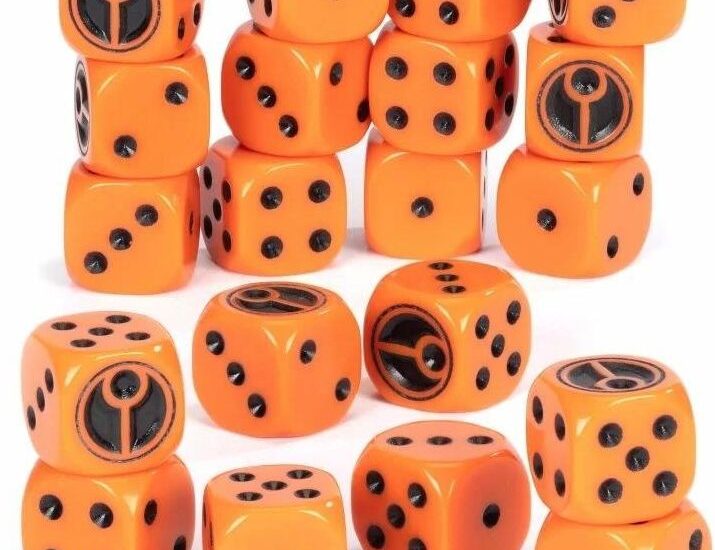Games Workshop Warhammer 40k Kill Team T'au Empire Dice Set