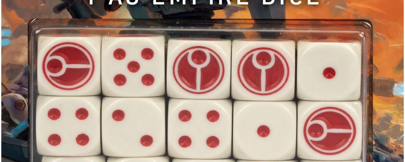 Games Workshop Warhammer 40k Tau Empire Dice