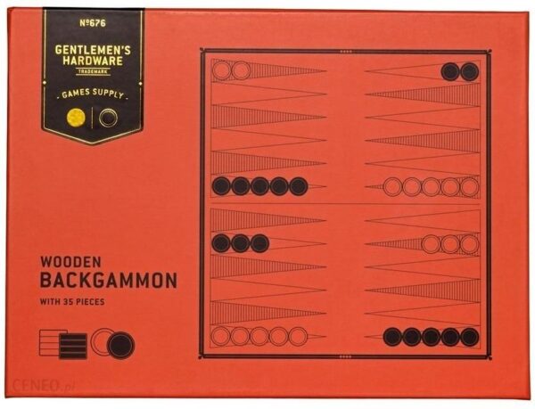 Gra planszowa Gentlemen'S Hardware Wooden Backgammon
