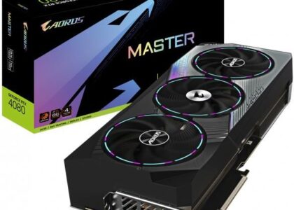 Gigabyte GeForce RTX 4080 AORUS MASTER 16GB GDDR6X (GVN4080AORUSM16GD)
