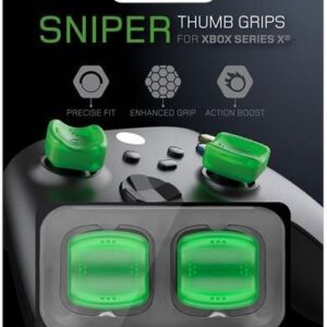 Gioteck Sniper Tomel Thumb Grip Package - Green - Xbox Series X
