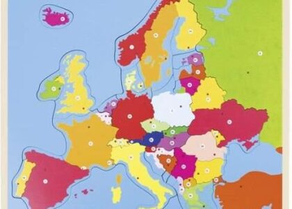 Goki Układanka edukacyjna - mapa Europy (57509)