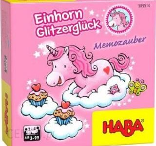 Haba Einhorn Glitzergluck Memozauber (wersja niemiecka)