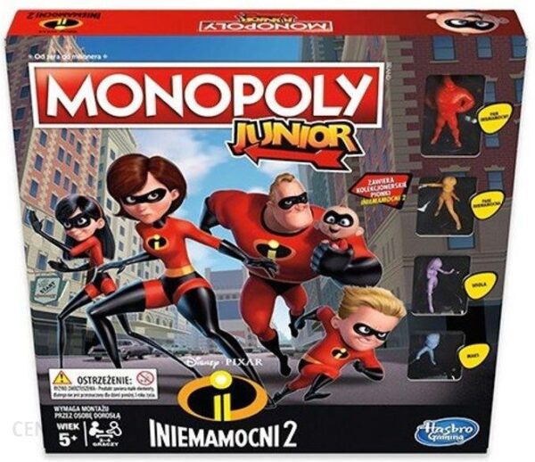 Hasbro Gaming Disney Iniemamocni 2 Monopoly Junior E1781