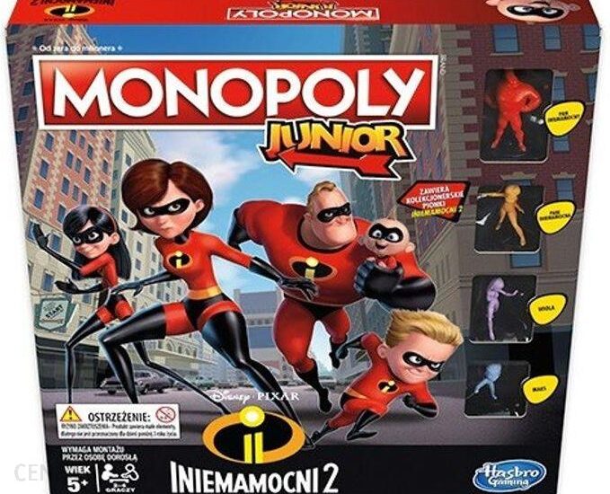 Hasbro Gaming Disney Iniemamocni 2 Monopoly Junior E1781