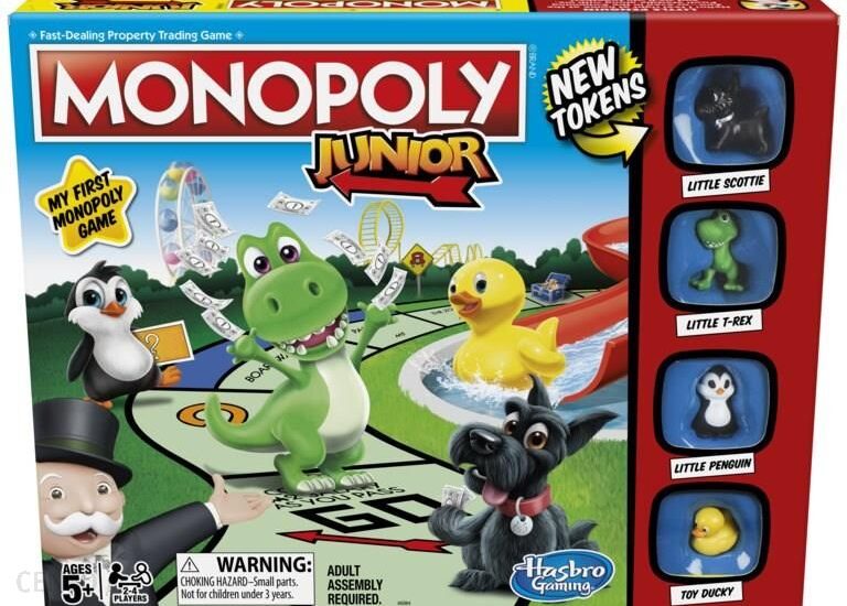 Hasbro Gaming Monopoly Junior wersja włoska A6984IT0