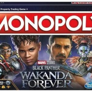 Gra planszowa Hasbro Monopoly Czarna Pantera Wakanda Forever Wersja angielska F5405