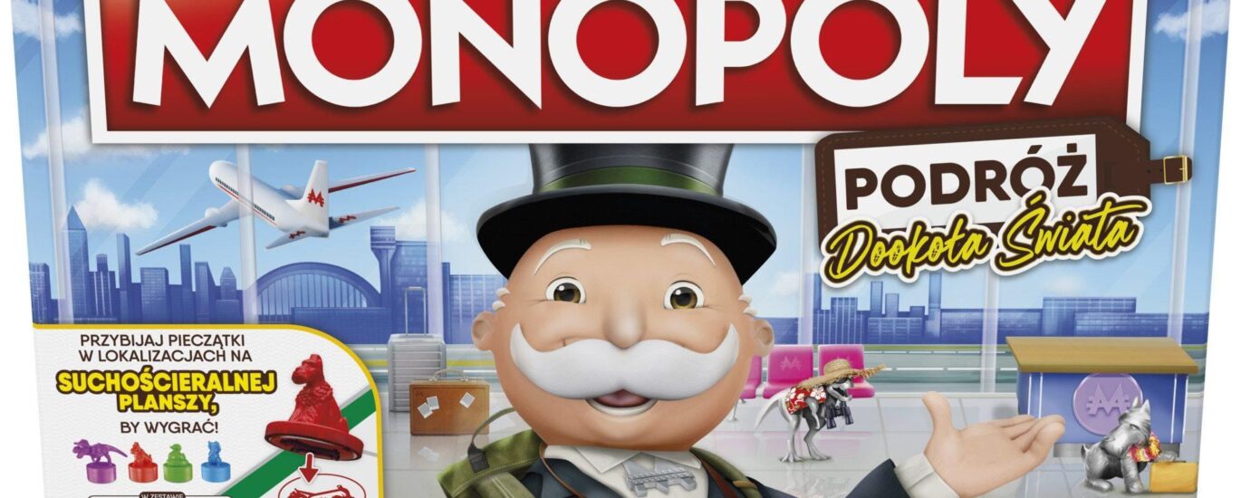 Hasbro Monopoly Podróż dookoła Świata Polska Wersja F4007