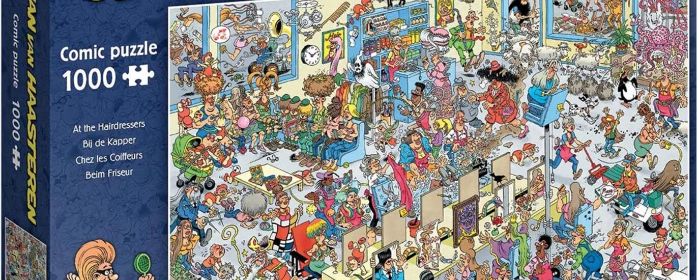 Jumbo Puzzle 1000El. Jan Van Haasteren Zakład Fryzjerski