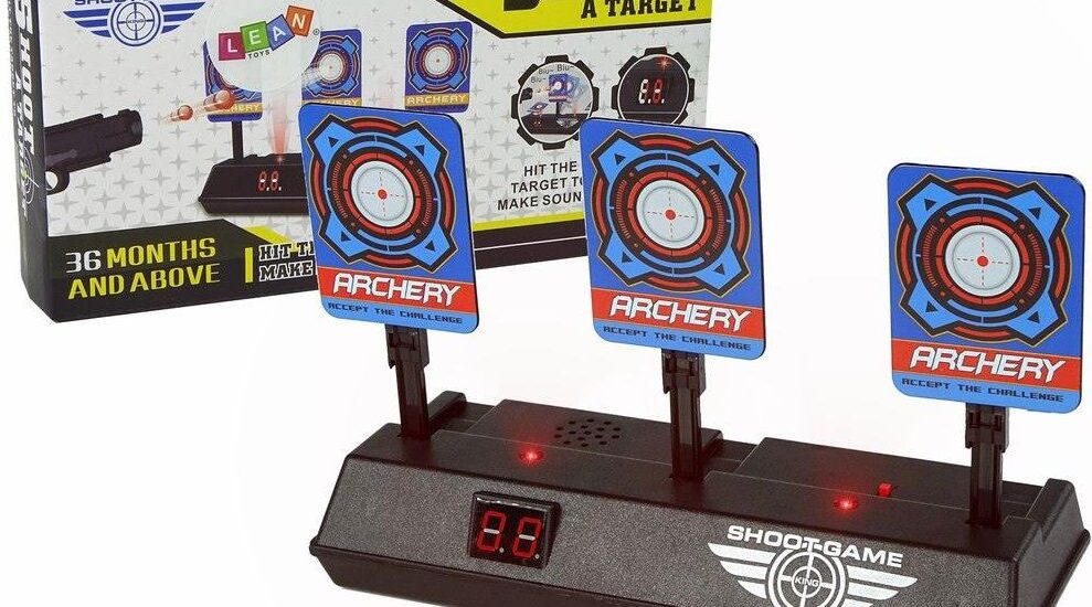 Lean Toys Tarcza Do Strzelania Celność Strzelnica Dźwięk