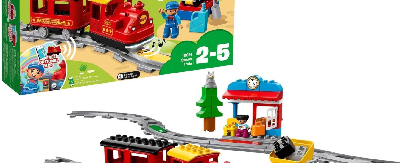 LEGO DUPLO 10874 Pociąg parowy z dźwiękiem