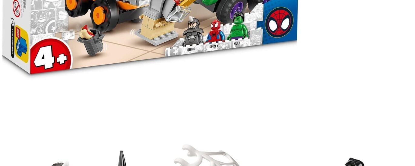 LEGO Marvel 10782 Hulk kontra Rhino — starcie pojazdów