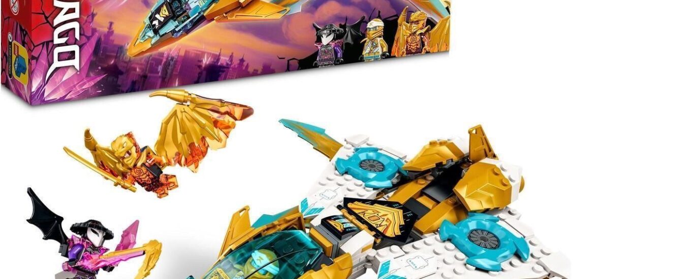 LEGO Ninjago 71770 Złoty smoczy odrzutowiec Zane’a