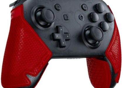 Lizard Skins DSP Controller Grip For Nintendo Switch Pro Crimson Red