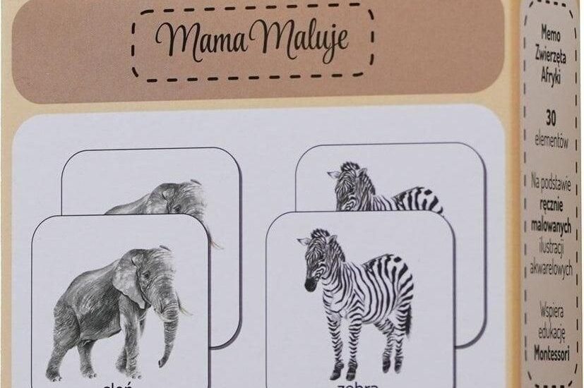Mama Maluje Memo Zwierzęta Afryki