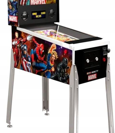 Konsola MARVEL Pinball Flipper Automat Konsola 10w1