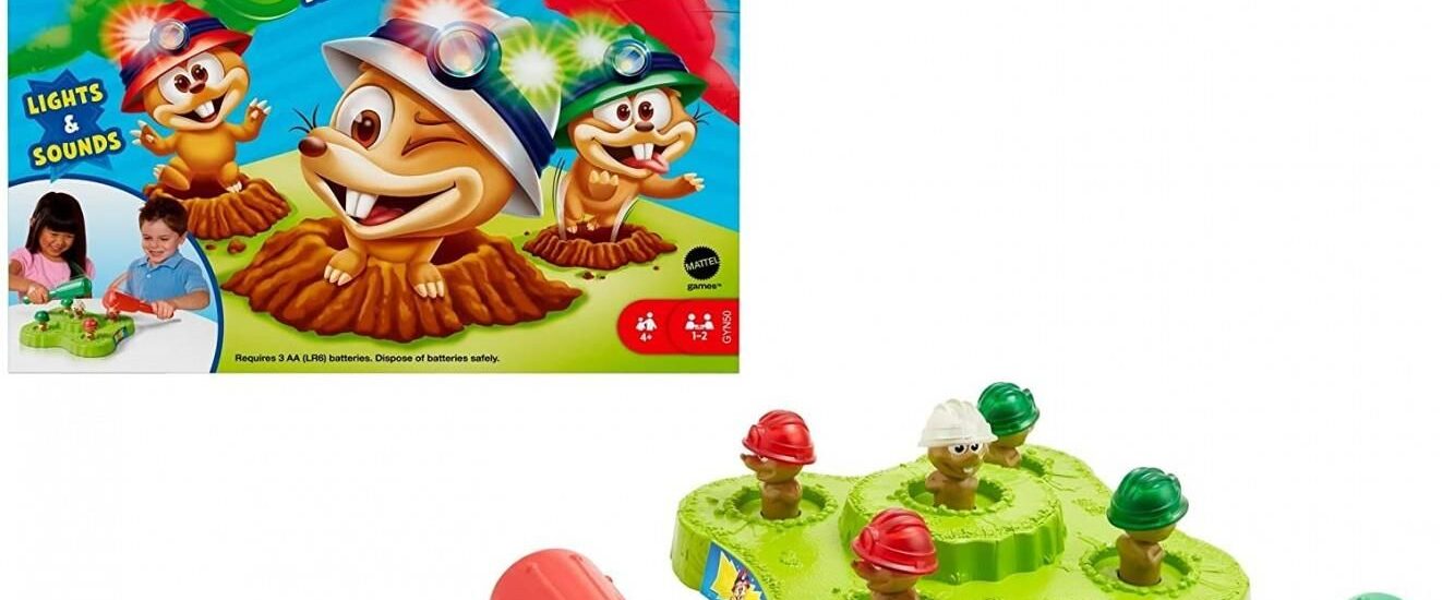 Mattel Gra zręcznościowa O Rety! Krety! GVD47
