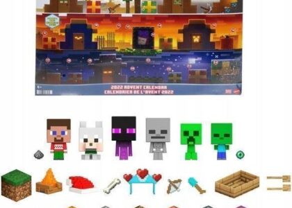 Mattel Minecraft Kalendarz Adwentowy 24 Figurki HHT64